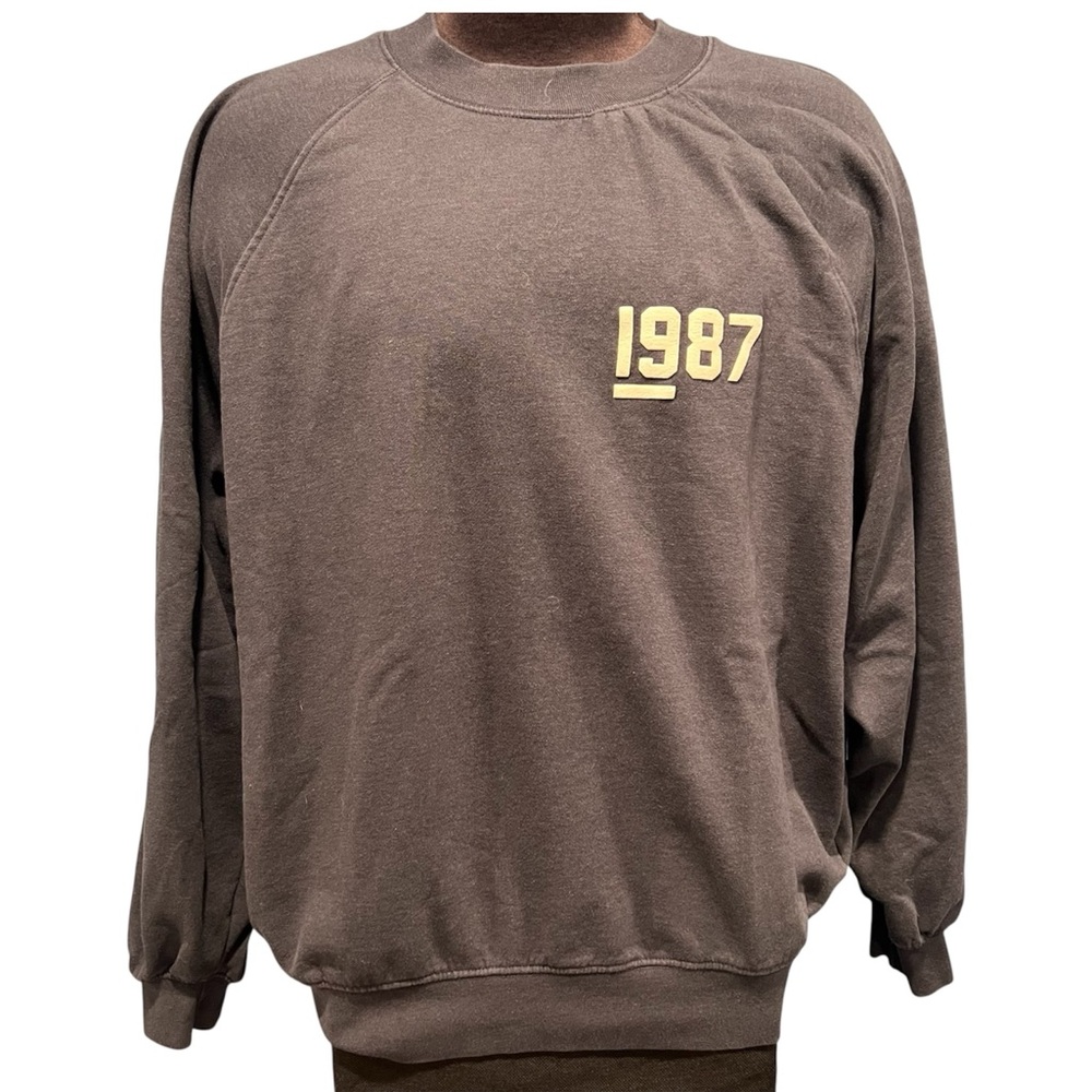 Vintage inspired 1987 Pullover Crewneck Sweatshirt Sweater XL throwback